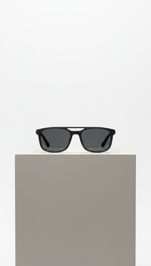 Concrete Mist Foldable Clip-On Shades