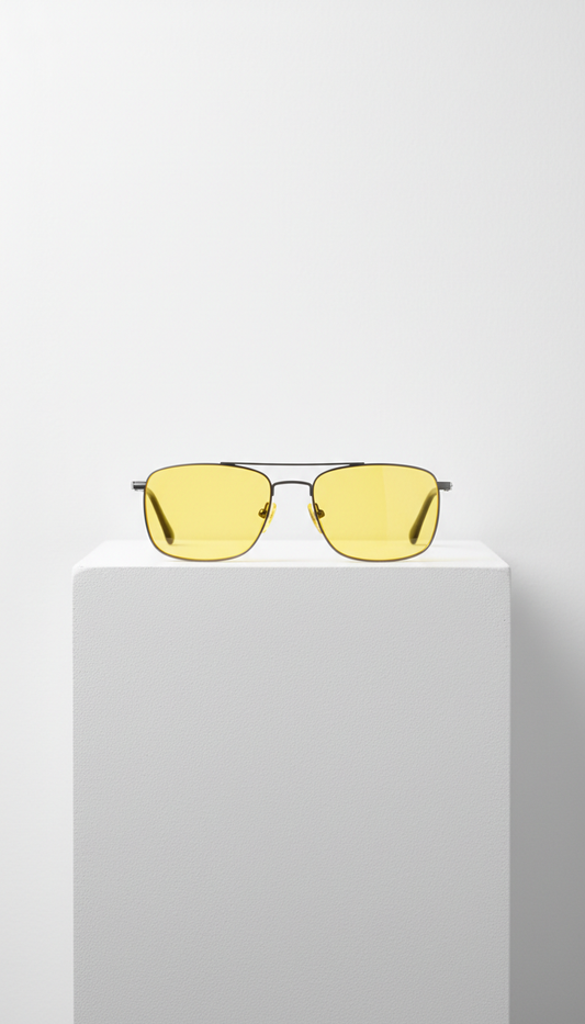 Steel Grey Classic Square Frames